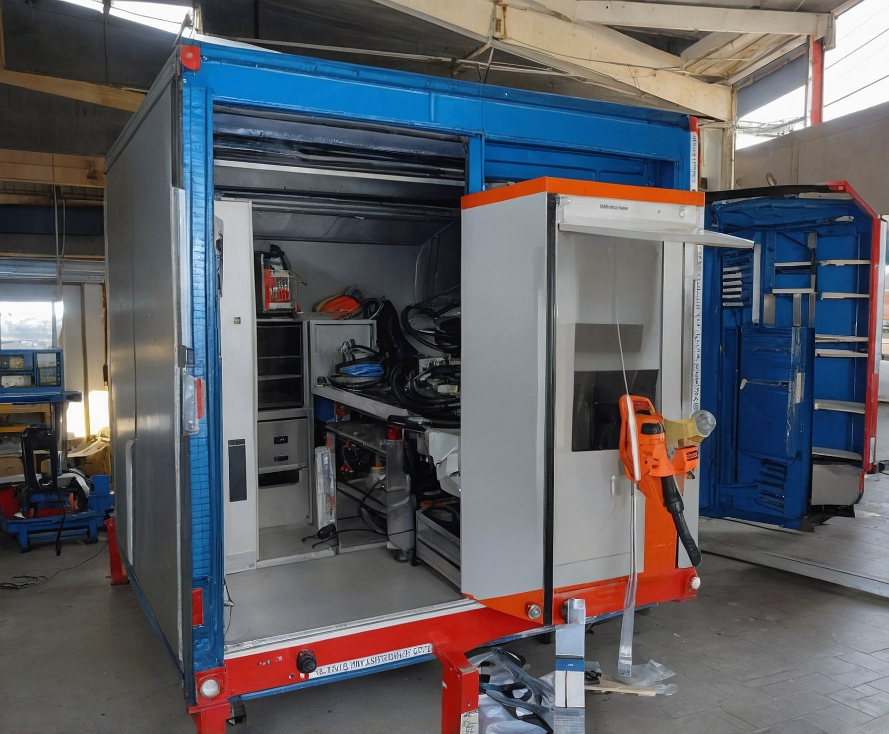 Renovación completa de furgoneta de carga